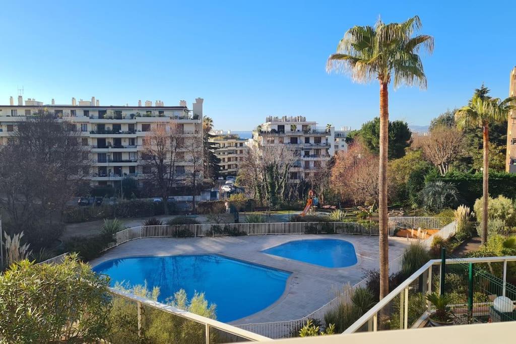 Appartement Vue Mer Sur Les Hauteurs De Nice Ngoại thất bức ảnh